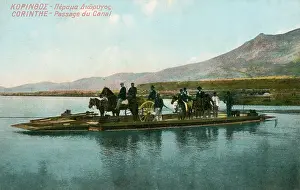 Korinth: Greece - Crossing the Canal at Corinth