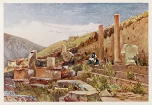 Stoa: GREECE/DELPHI/PORTICO