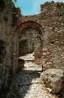 Laconia: Greece. Mystras. Gate of Monemvasia. 13th Century. Fortified