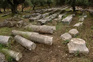 Sparta: Greece. Sparta. Acropolis. Ruins