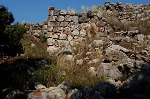 Aegean: Greece. Tiryns. Cyclopean wall
