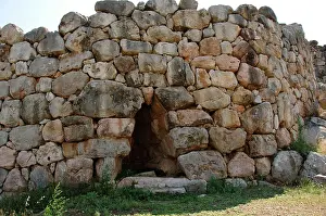 Aegean: Greece. Tiryns. Cyclopean wall