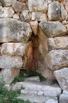 Aegean: Greece. Tiryns. Cyclopean wall