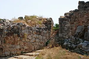 Aegean: Greece. Tiryns. Cyclopean wall