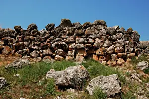 Aegean: Greece. Tiryns. Cyclopean wall