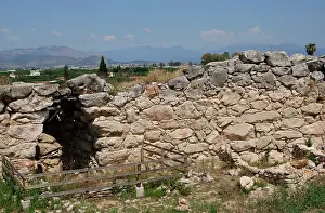 Aegean: Greece. Tiryns. Cyclopean wall