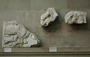 Parthenon: Greek Art. Greece. Parthenon. North frieze. Fragments. Friez
