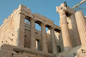 Doric: Greek Art. The Propylaea. Acropolis. Athens. Attica. Centra