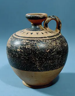Olive: Greek art. Spain. Catalonia. Lekythos. Found in Empuries. 6