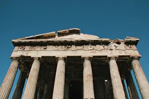 Doric: Greek Art. Temple of Hephaestus or Theseion. Agora of Athens