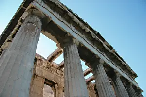 Doric: Greek Art. Temple of Hephaestus or Theseion. Agora of Athens