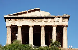 Doric: Greek Art. Temple of Hephaestus or Theseion. Agora of Athens