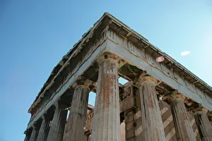 Doric: Greek Art. Temple of Hephaestus or Theseion. Agora of Athens
