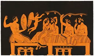 GREEK BANQUET, COURTESAN