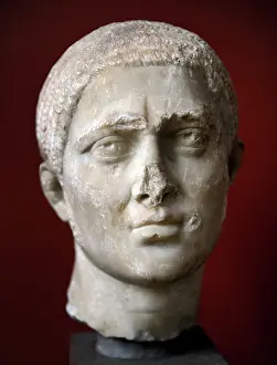 Sportsman: Greek boxer. Early 3rd century. Bust. Marble. Carlsberg Gly