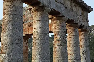 Peripteral: Greek Doric temple of Segesta, Sicily, Italy