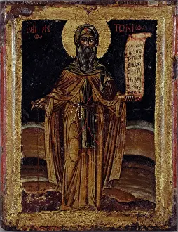 Icons: Greek Icon: Saint Anthony