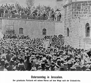 Politically: The Greek Orthodox Patriarch of Jerusalem before the Easter