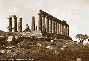 Graecia: Greek Temple of Giunone at Agrigento, Sicily