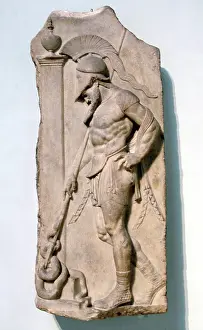 Serpent: Greek warrior. Hellenistic. 1st century BC. From Rhodes. Bri