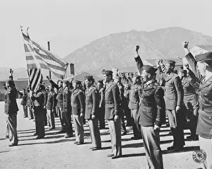 Cheering: Greeks of the 122 Infantry battalion vow to