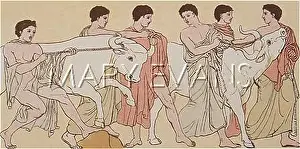 Waging: GREEKS SACRIFICE OXEN