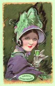 Lips: Green Chartreuse Liqueur, by William Barribal