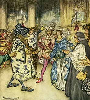 The Green Door by Arthur Rackham