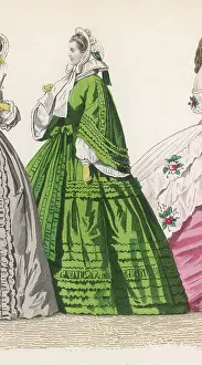 Flounces: Green Dress