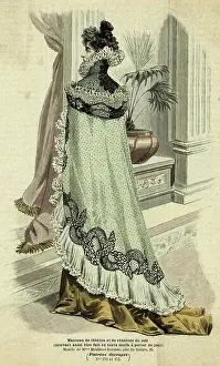Chiffon: Green Spotted Cloak 1899