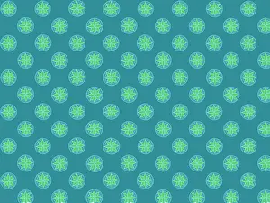 Tess Hines Designs: Green stars on teal background