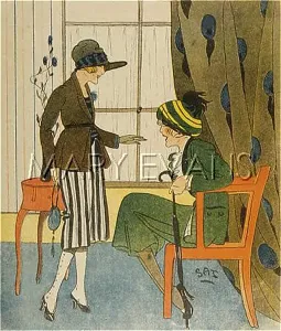 Shanter: GREEN SUIT, RED CHAIR