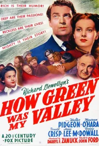 Pidgeon: How Green was my Valley starring Walter Pidgeon
