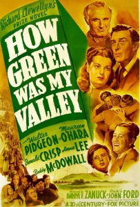 Pidgeon: How Green was my Valley starring Walter Pidgeon