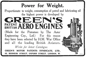 Aster: Greens Aeroplane Engines (Aster Engineering)