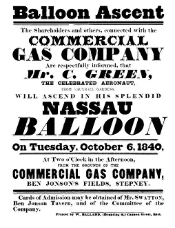 Nassau: Green's Ascent in his Nassau Balloon