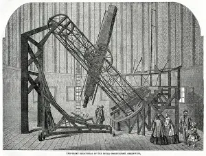 Telescopes: Greenwich Observatory - Great Equatorial 1861