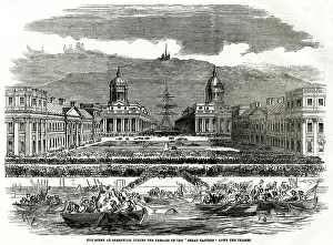 Brunels: Greenwich for the passing of the Great Eastern 1859