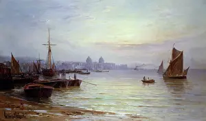 Breanski: Greenwich ' river scene