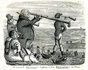 Greenwich: Greenwich Surveyors making a few Observations on Town