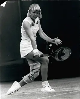 Coles: Greer Stevens in tennis match at Wimbledon