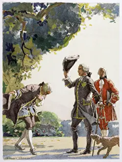 Inferior: GREETING, 18TH CENTURY