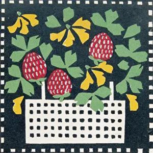 Leopoldine: Greeting Card with flower bouquet