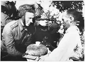 GREETING SOVIET TANK