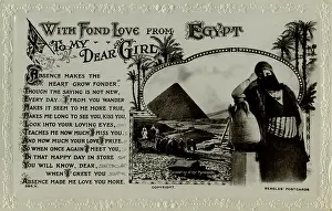 Absence: Greetings card from Egypt