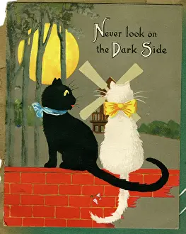 Bricks: Greetings card, Never look on the Dark Side