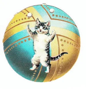 Juggle: Greetings card in the shape of a ball