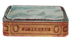 Conserves: Greetings card in the shape of a sardine tin