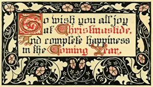 Christmastide: Greetings cards