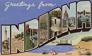 Indiana: Greetings from Indiana, USA